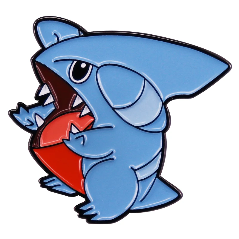 Симпатичная голубая акула разборная как детская искусственная аниме рюкзак