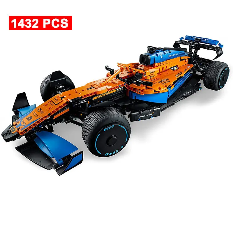 

2022 NEW Technical McLarened Formula 1 Compatible 42141 Race Car Buiding Blocks City Vehicle Bricks Model Kits Toys For Children