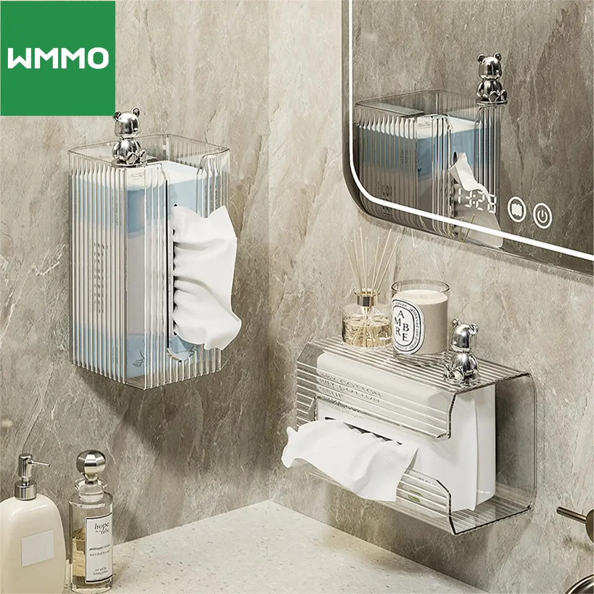 WMMO одно-/двухслойная мыльница на присоске держатель для мыла настенный губки