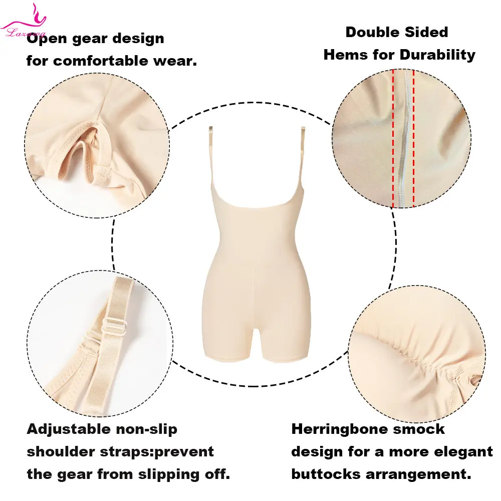 LAZAWG Hip Shapewear Bodysuit Women Butt Lifter Hip Enhancer Control Panties Slimming Flat Belly Body Shaper Push Up Panties