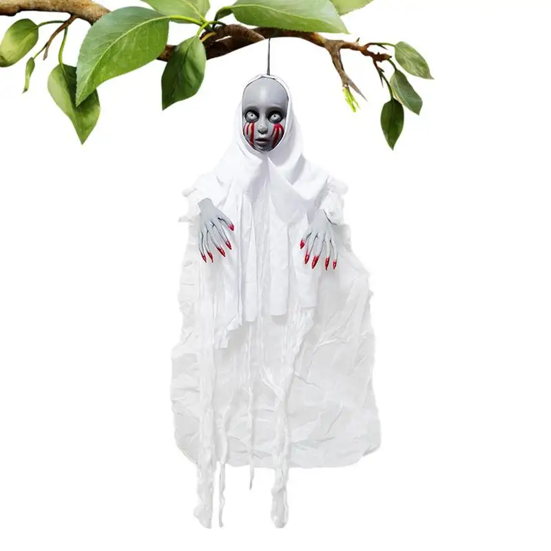 

Halloween Tree Ghost Decorations Scary Halloween Ghost Decoration Bleeding Ghostface Design Halloween Grim Reapers Scary Decor