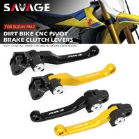 rmz 250 450 pivot clutch brake levers for suzuki rmz450 2005 2020 rmz250 2007 2020 rmz motorcycle dirt pit bike foldable handles