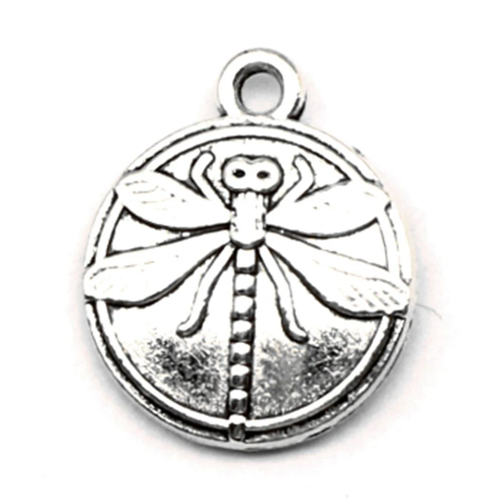 

Dragonflies Charm For Making Jewelry Diy Finding 30pcs 15x18mm