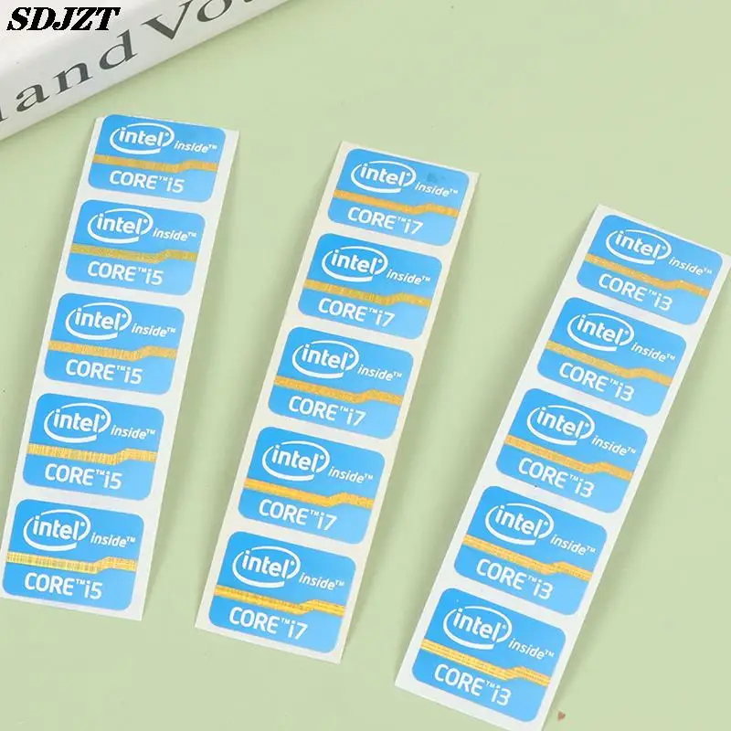 

1/5pcs for Ultrabook performance label sticker laptop logo stickers intel core four-generation core i3 i5 i7