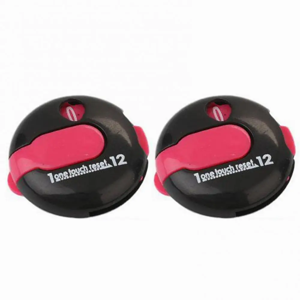 

2Pcs Golf Score Counter Indicator Golf Stroke Counter Mini Score Counter Attachment Scorekeeper Golf Counter Golf Training Aids