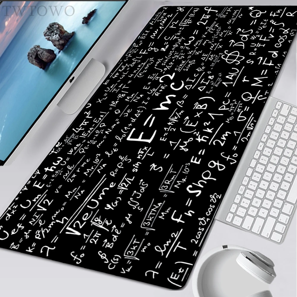 

Mousepad New HD XXL Desk Mats Mouse Mat keyboard pad Geometric Math Formula Office Laptop Soft Anti-slip Carpet Table Mat