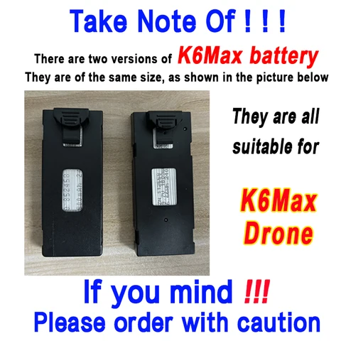 Оригинальный аккумулятор K6 Max, 3,7 в, 1800 мАч, аккумулятор для дрона K6 Max, аксессуары, запчасти