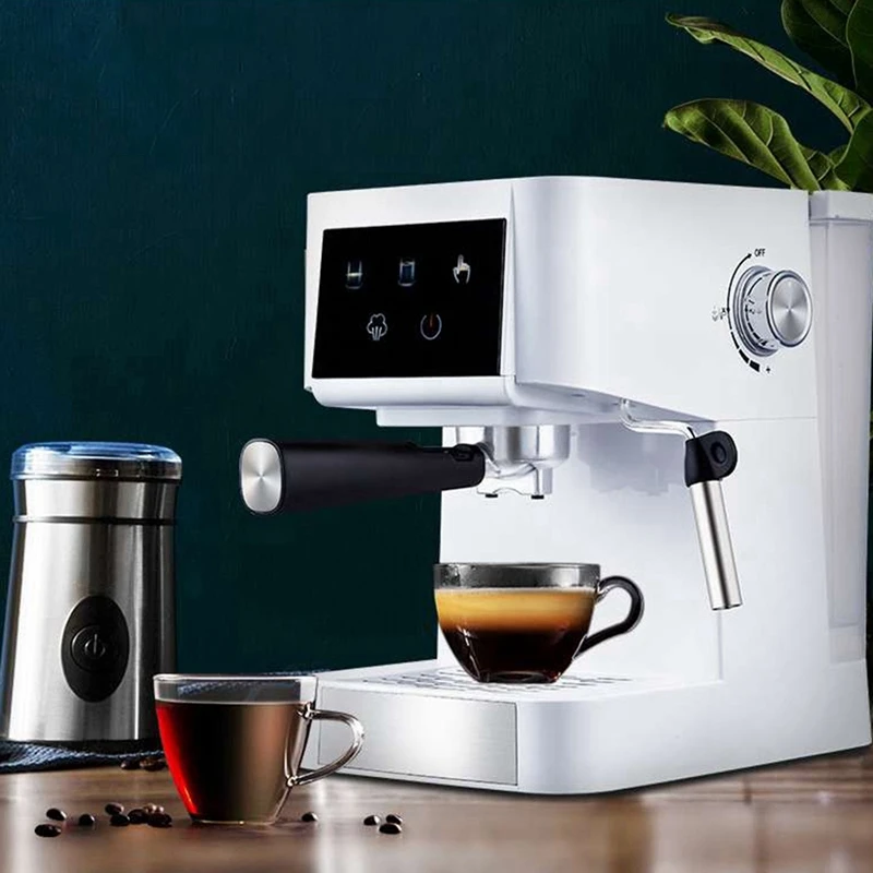 

950W 1.5L Italian Semi-Automatic Household Commercial Coffee Machine With Steam And Milk Froth 20Pa CM1697 EU Plug