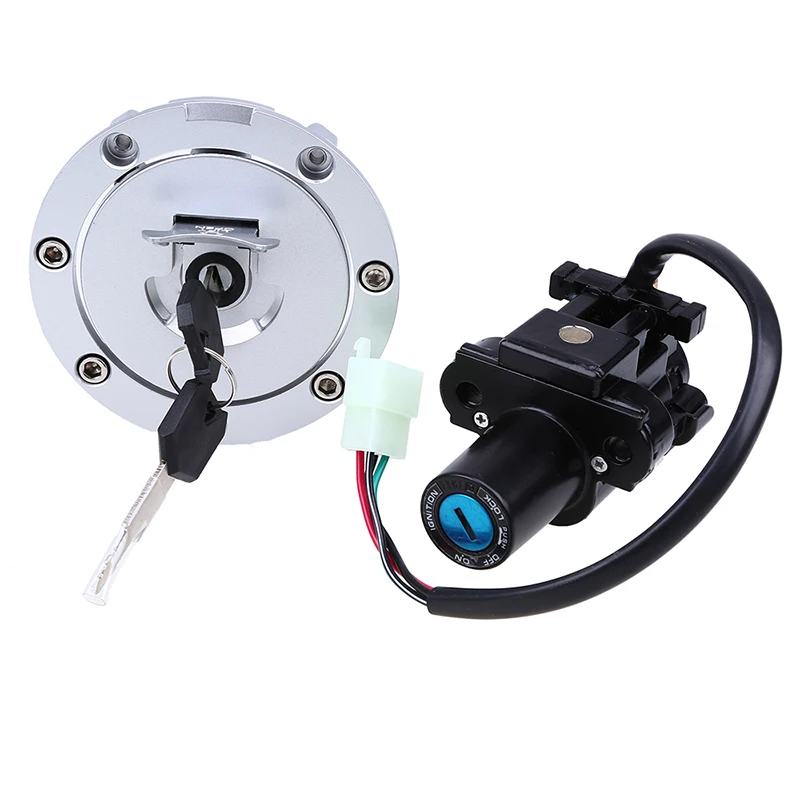 

Металлический замок зажигания для мотоцикла, ключи зажигания для Honda CBR600RR 2003-2014 CBR600 1991-1998 Cafe Racer, набор ключей для велосипеда