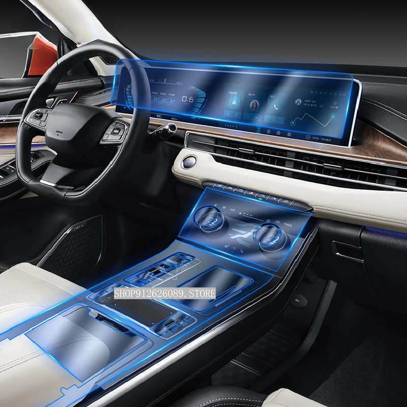 

Внутренняя центральная консоль автомобиля для Chery Exeed LX 2019-2022, прозрачная фотопленка для ремонта от царапин, аксессуары