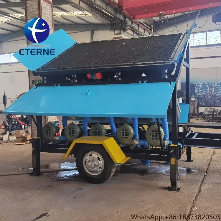 Маленькая сухая воздуходувка 20 Т/ч для горнодобывающей золота с высокой