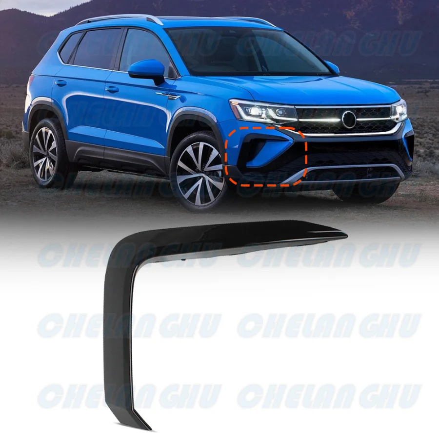 

Для VW TAOS 2021 2022 2023 2024 правая боковая передняя противотуманная фара, решетка лампы, накладка 2GJ 853 666 Автомобильные аксессуары