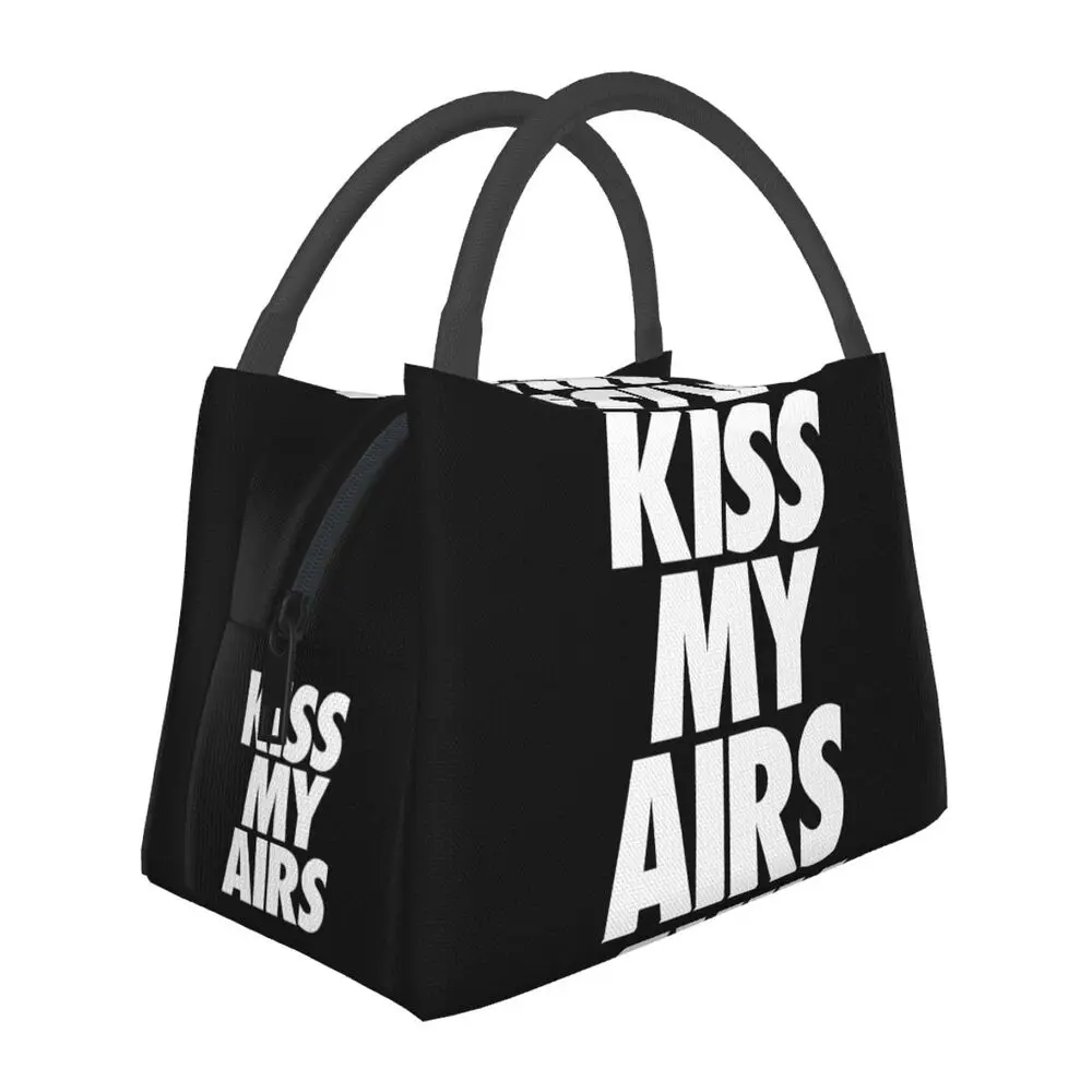 

Kiss My Airs Resuable Lunch Boxes Women Waterproof Cooler Thermal Food Insulated Lunch Bag Office Work Pinic Container