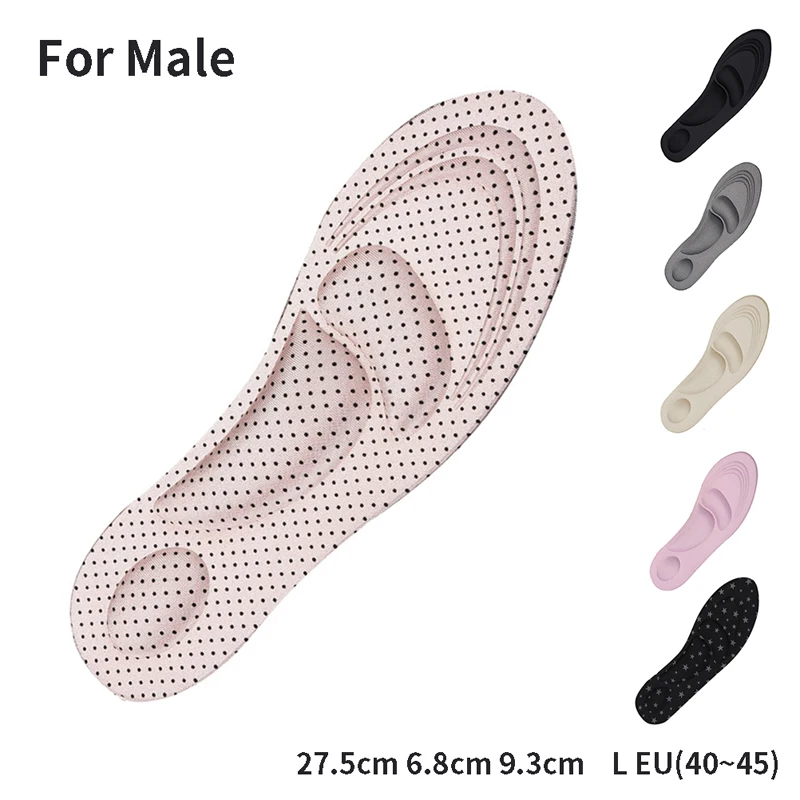 

2pcs Sponge Insoles Men Women Pain Relief Soft 4D Memory Foam Orthopedic Insoles Shoes Flat Feet Arch Support Insole Sport Pads