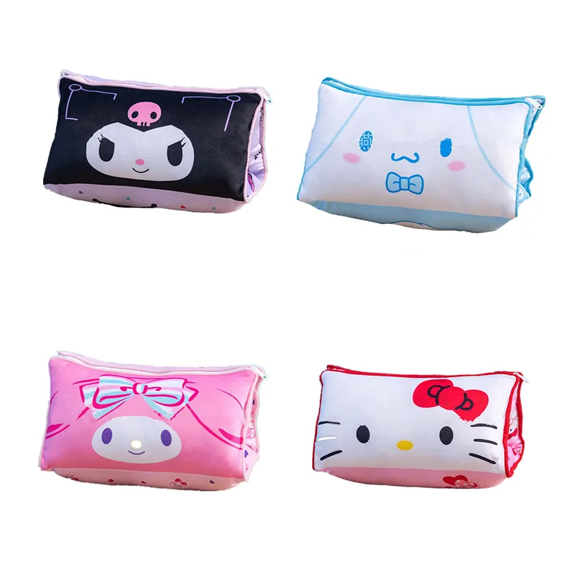 

Симпатичный персонаж из мультфильма Kuromi Mymelody Cinnamorol Kittys Подушка плюшевая подушка Мультяшные окружающие плюшевые игрушки праздничный подар...