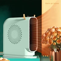 portable electric mini fan heater 220v 500w desktop household wall handy heating stove radiator warmer machine for winter device