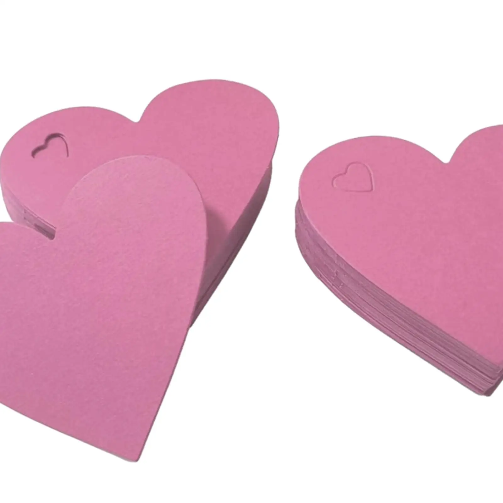 100 шт. бирки в форме сердца на День святого Валентина бумажные для подарочной