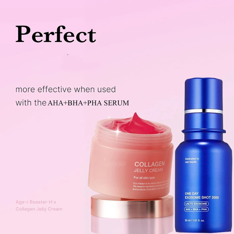 Коллагеновый желейный крем Ниацинамид и гидролизованный коллаген Увлажняющий