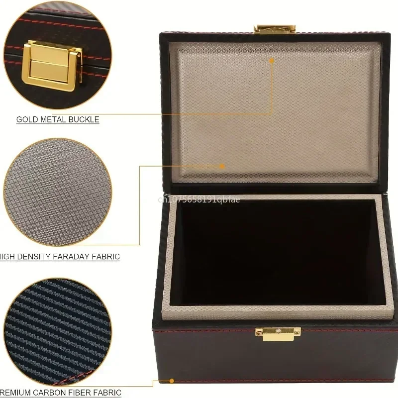 Большая емкость RFID Faraday Box защита от кражи Fob радиации электронная сигарета