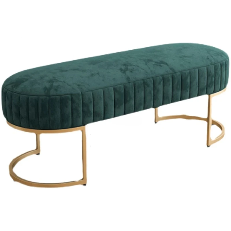 Nordic Weiche Samt Bettizzatoץze Ottomane Wohnzimmer Möbel Hause Schlafzimmer Luxus Hocker Bank manifestangshalle Schuhe B