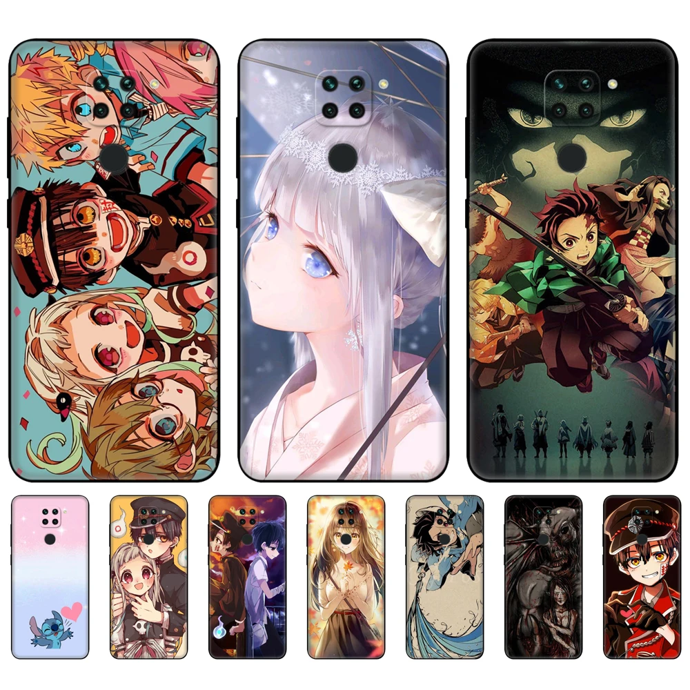 

Black tpu Case For Xiaomi Redmi 7A 8 8A 9 9A 9C Case Redmi Note 8T 8 Pro T Note 9 9S 9 Pro Case Funny Anime cartoon cute