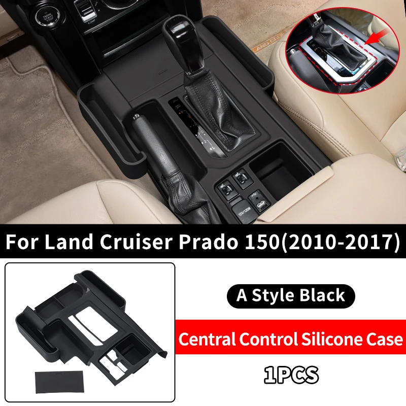 

Для Toyota land cruiser prado 150 LC150 J150 2010-2023 силиконовый ящик для хранения с центральным управлением, крышка коробки передач, аксессуары для интерьера тойота ленд крузер прадо 150 тюнинг Коробка для хранения