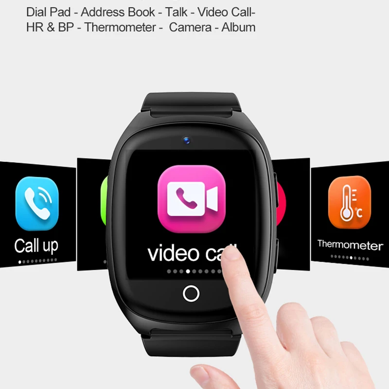 Хит продаж умные часы с 4G Android для пожилых людей GPS сенсорная камера