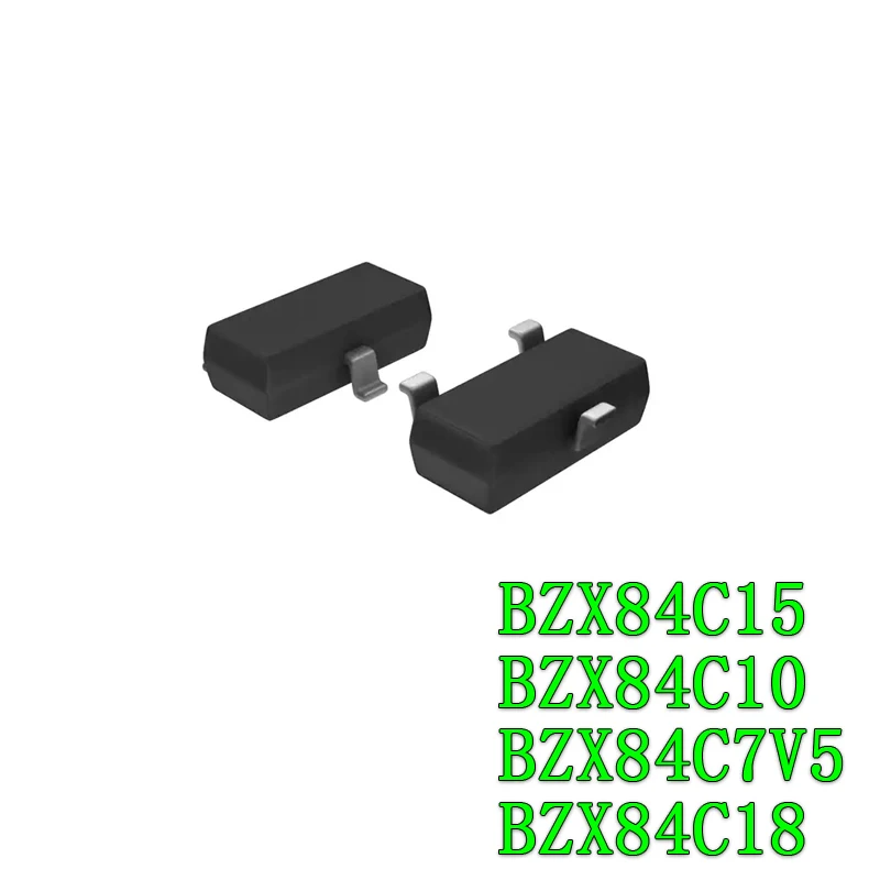 50 шт. BZX84C18 BZX84C7V5 7,5 V BZX84C10 10V Z9 SOT23 BZX84-C18 SOT-23 18V BZX84C15 15V стабилизированный диод напряжения
