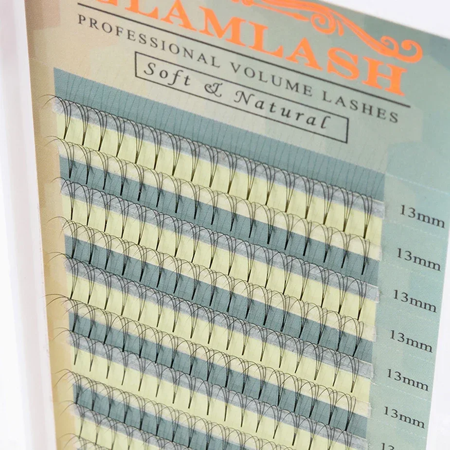 Накладные ресницы GLAMLASH 2D 3D 4D 5D 6D индивидуальные объемные Искусственные из