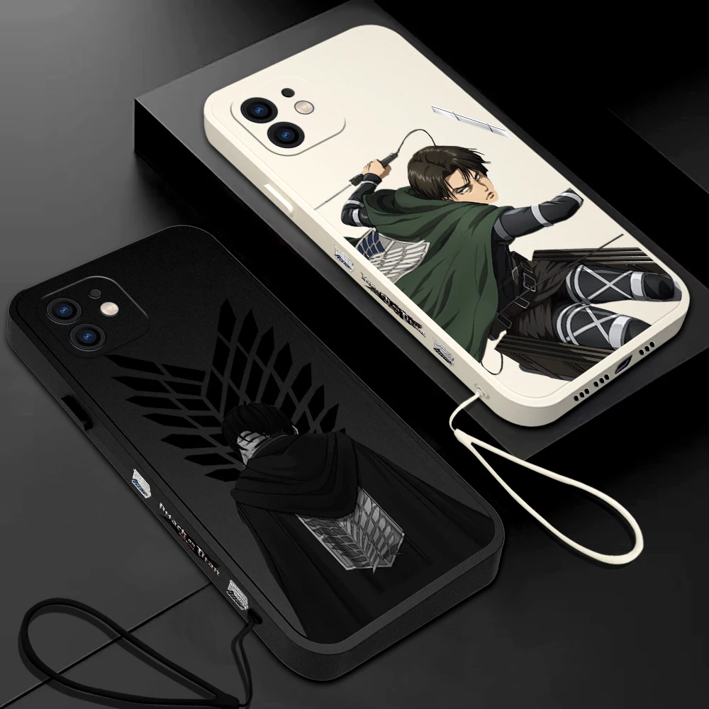 

Japan Allen Attack On Titan Anime Phone Case For Samsung Galaxy S23 S22 S21 S20 Ultra FE S10 4G S9 Note 20 10 Plus With Lanyard