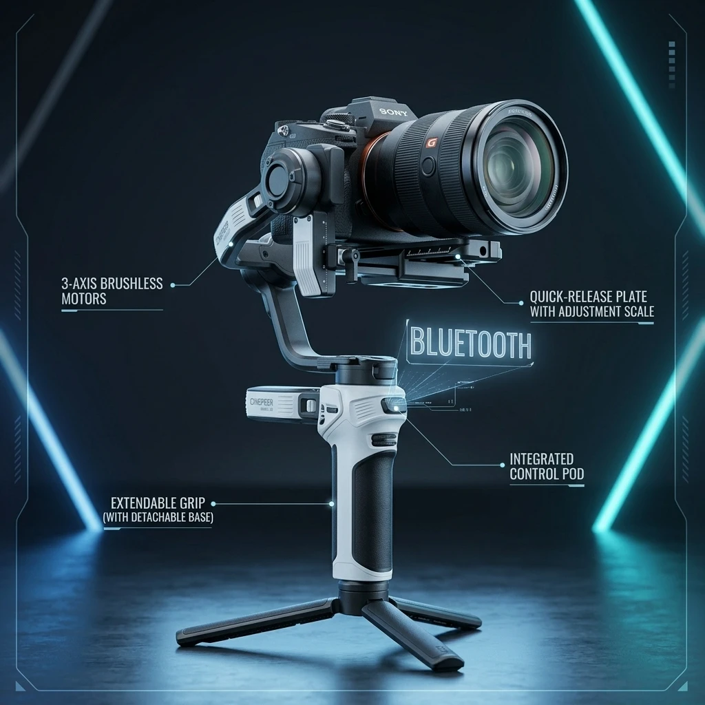 3-осевой стабилизатор для камеры Zhiyun WEEBILL 3E, совместимый с DSLR и беззеркальными камерами Canon, Nikon, Sony, Lumix (art.: 3920da50ff15b) - 3920da50ff15b