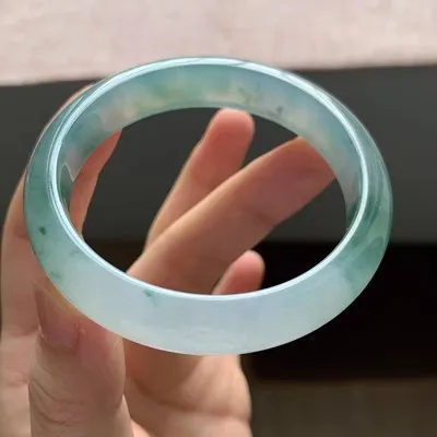 Ювелирные изделия zheru браслет из натурального бирманского нефрита 54 мм-62 мм