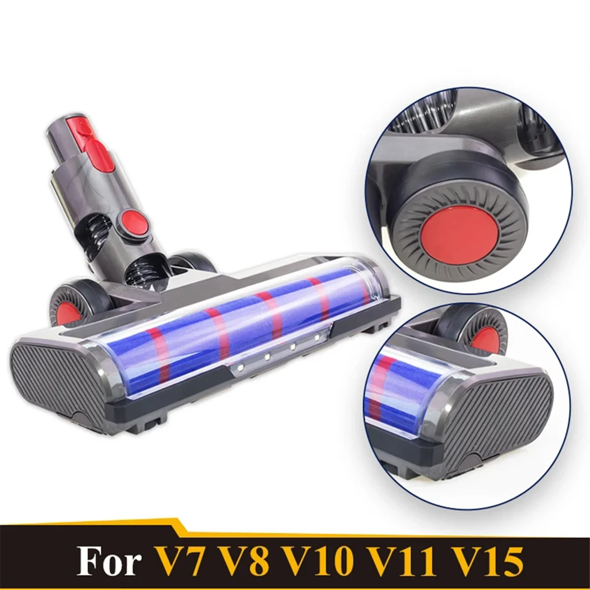 Щетка для пылесосов Dyson V7 V8 V10 V11 V15 запчасти беспроводная палочка роликовая щетка