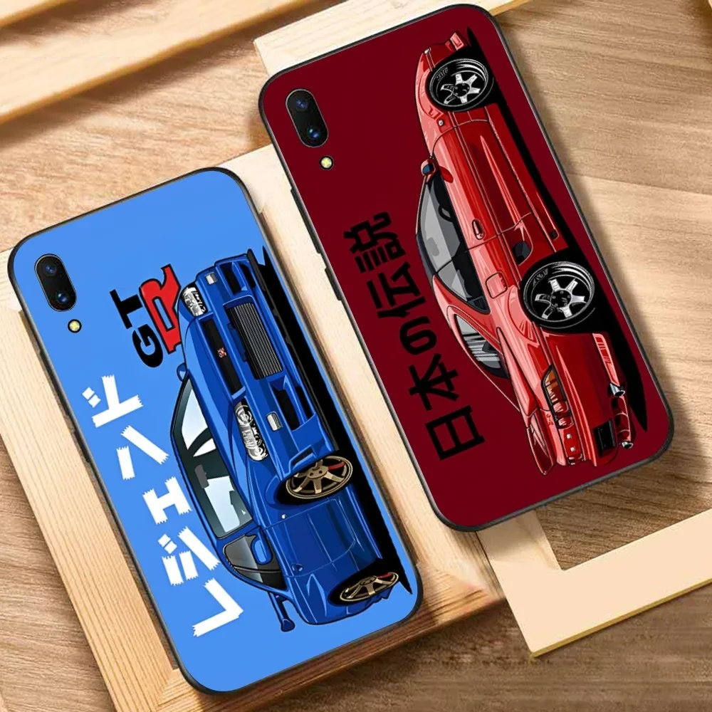 

Japan JDM Sports Cars Comic Phone Case For Huawei Y9 6 7 5 Prime Enjoy 7s 7 8 plus 7a 9e 9plus 8E Lite Psmart Shell