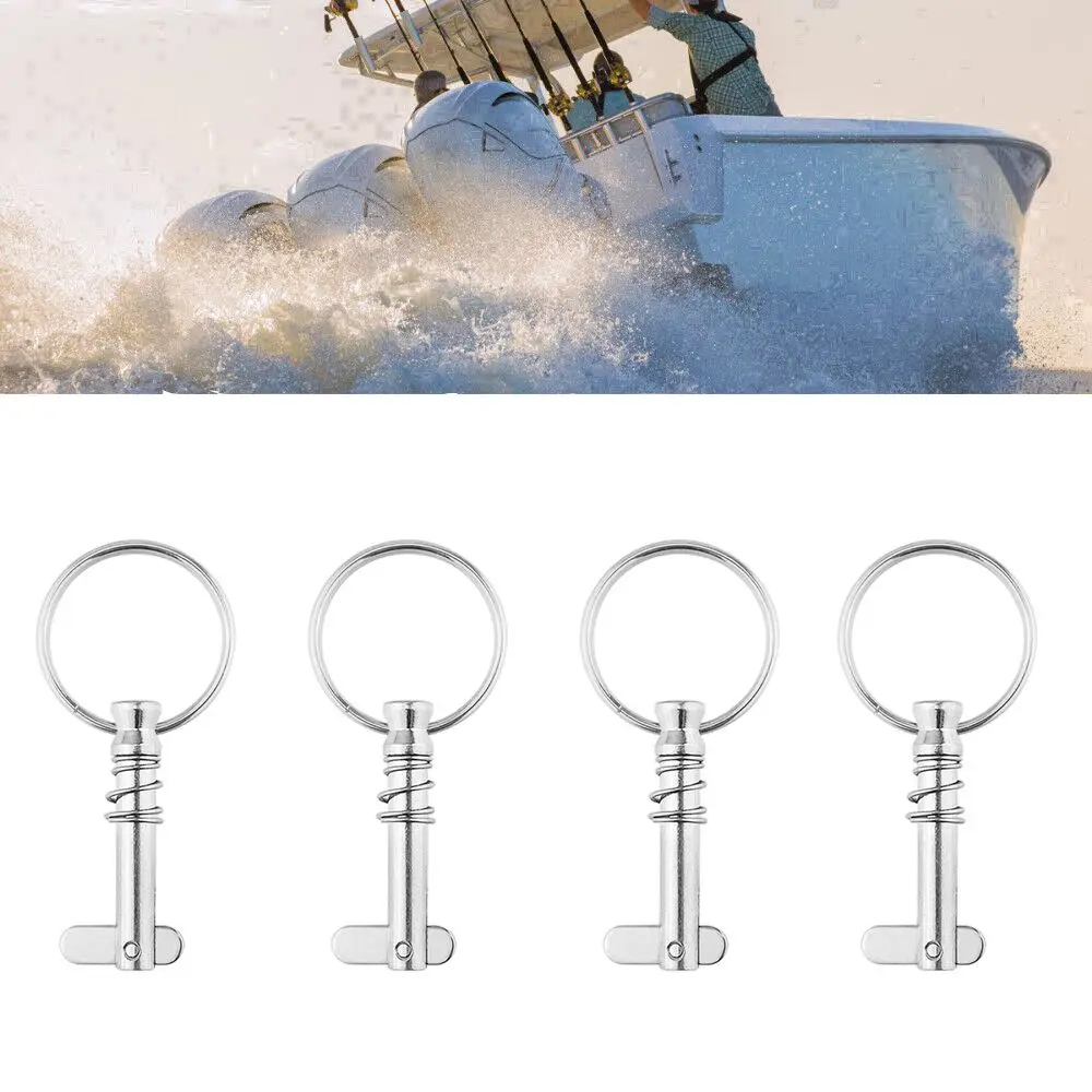 

4 шт., быстроразъемные штифты 6,3 дюйма, 1/4 х42