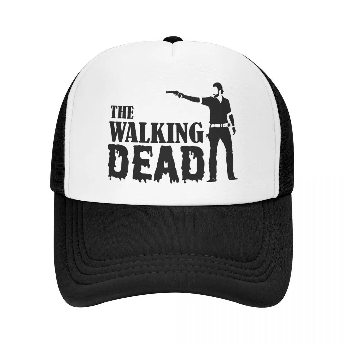 

Custom The Walking Dead Baseball Cap Men Women Adjustable Horror Zombie TV Series Trucker Hat Streetwear Snapback Caps