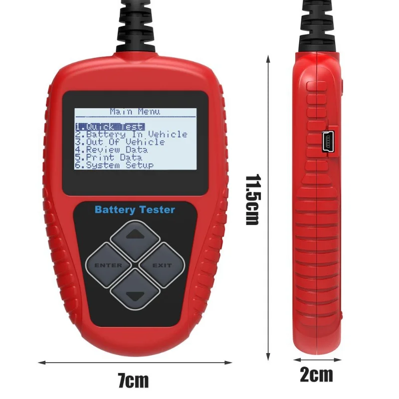 Тестер автомобильного аккумулятора BA101 12 В