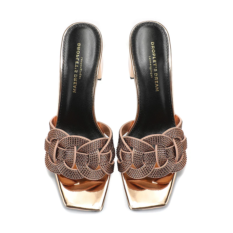 2023 New Women's Classic Casual Open Toe Fish Mouth Shoes Fashion Brand Sexy High Heel Sandals Luxury Party Banquet Slippers