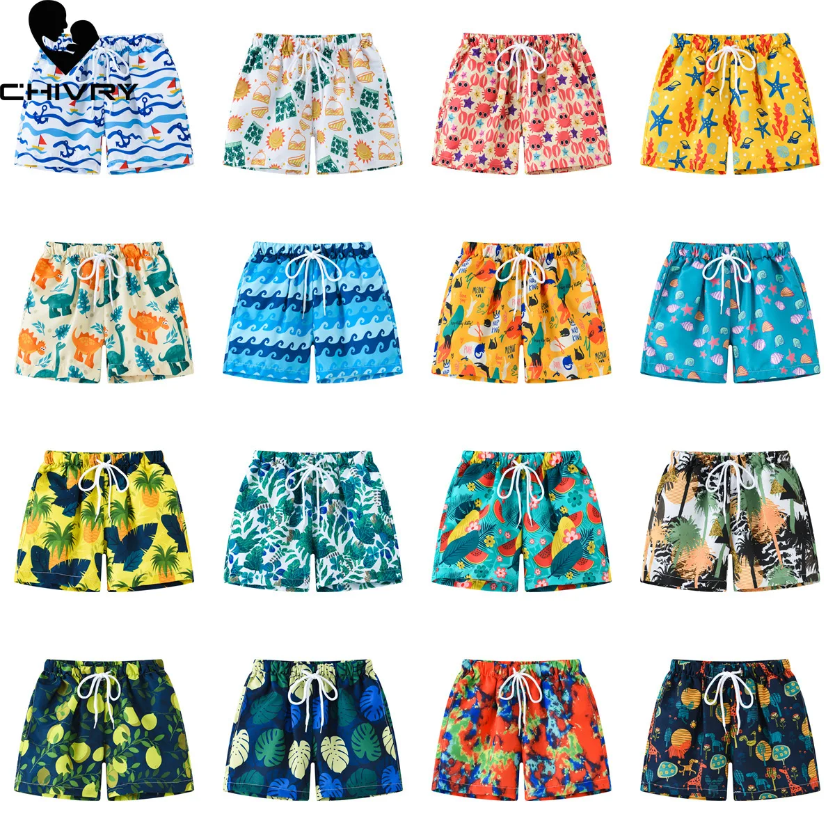 

Kids Summer Swim Shorts Baby Boys Girls Swimwear Toddler Kids Fashion Print Swimwear Swimsuit Beach Short Pants Casual Clothes