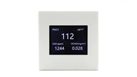 e air 06cf household pm1 0 pm2 5 pm10 co2 formaldehyde temperature humidity 5 in 1 air quality monitor