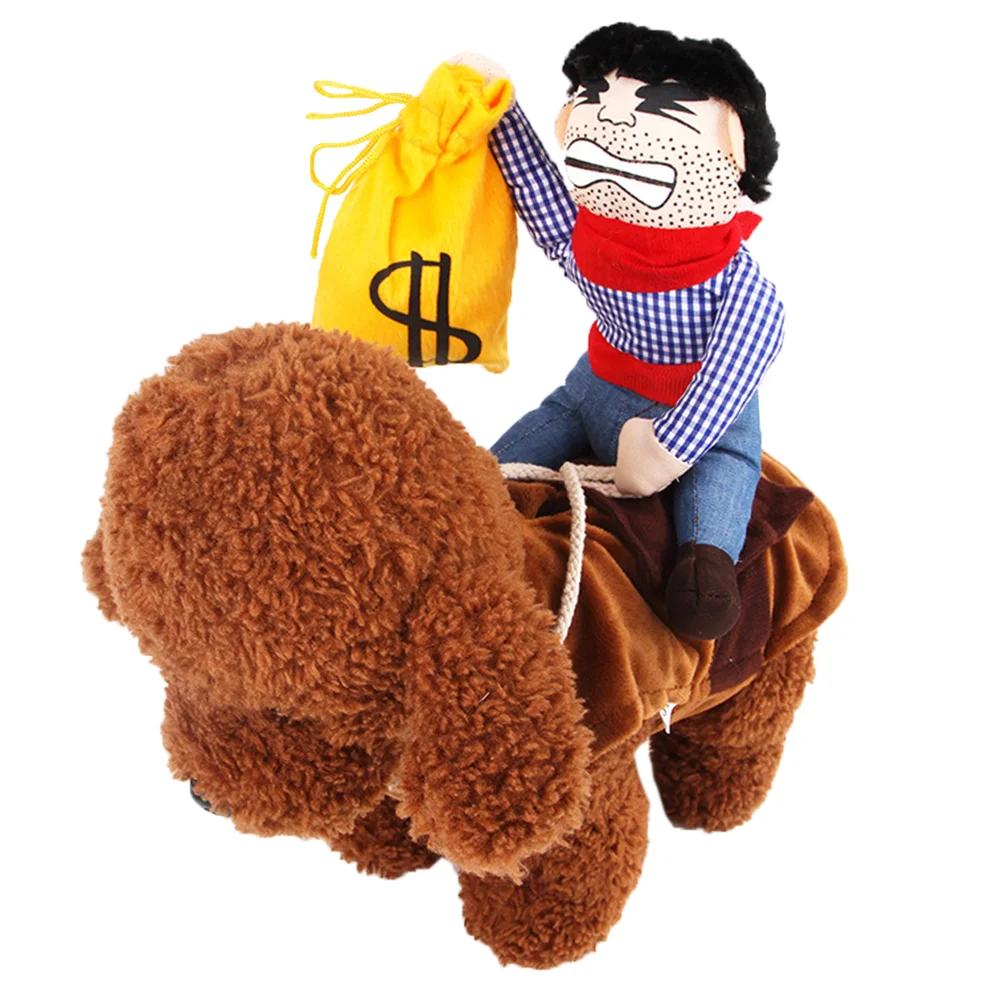 

Dog Costume Dogs Christmas Costumes Cowboy Forsanta Hat Large Turkey Horse Rider Clothes