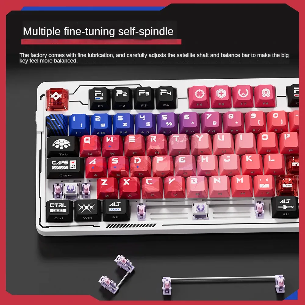 Механическая клавиатура Dareu EK87PRO Fantasy Feather Edition игровая с тремя режимами
