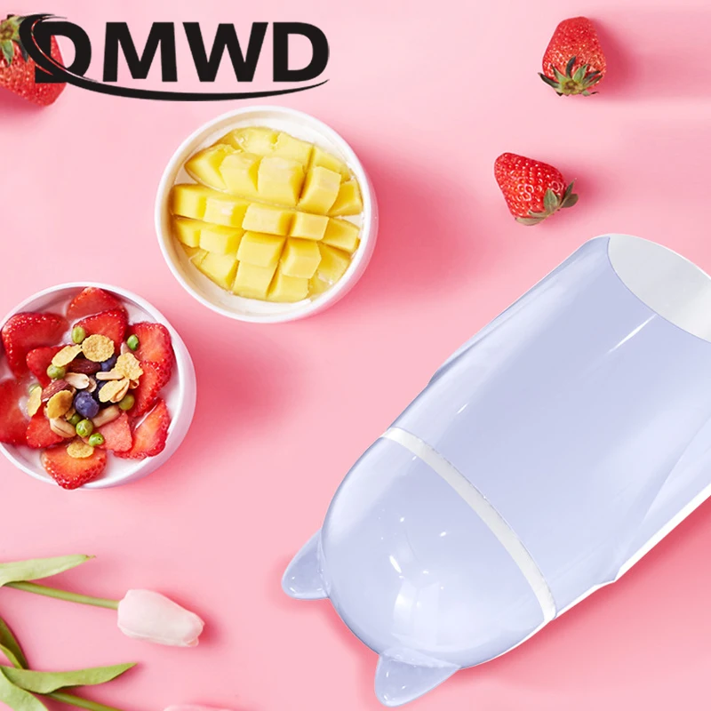 DMWD мини-йогуртница портативный электрический автоматический DIY йогурт ферментер