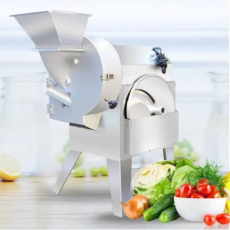 

HBLD Automatic Vegetable Cutting Machine Electric Potato Onion Carrot Ginger Slicer Commercial Shredder Multifunction Cutter