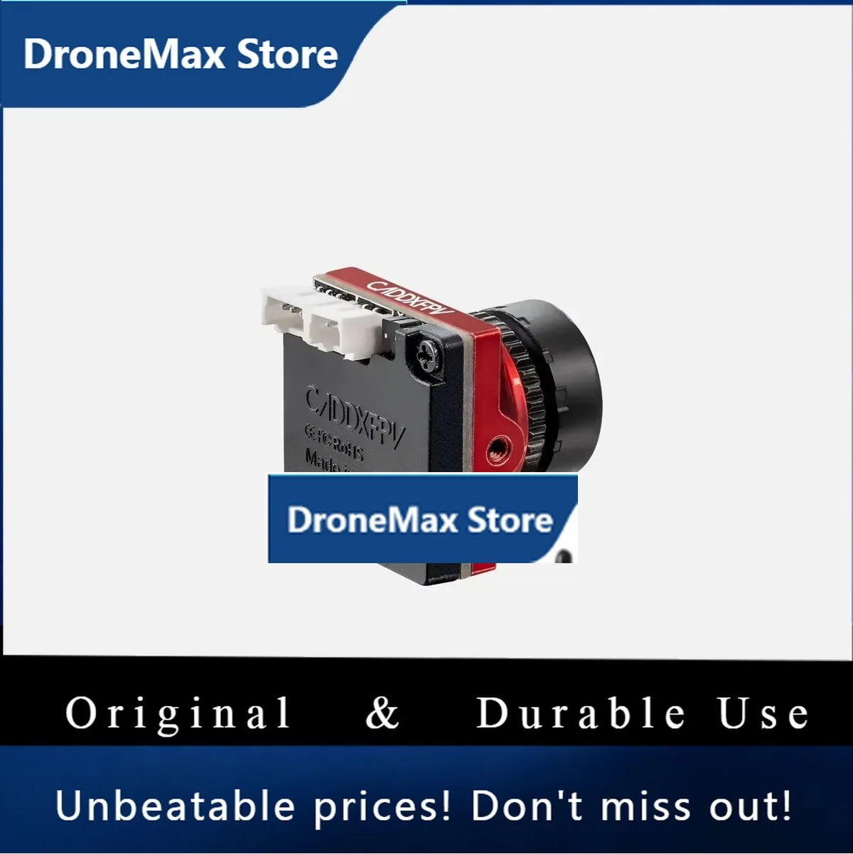Фото Камера DroMaCaddx Ratel 2 V2 FPV с объективом 2.1 мм, переключаемым режимом 16:9/4:3 NTSC/PAL и сменным объективом, микро-камера для FPV-дронов. №2