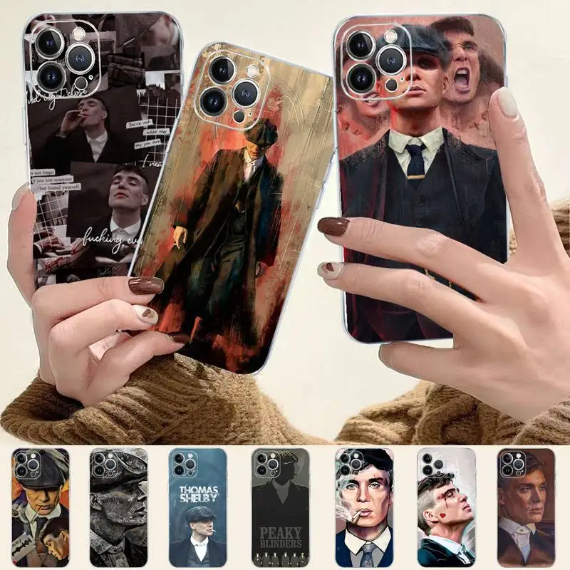 

Peaky Blinders Phone Case For iPhone 8 7 6 6S Plus X SE 2020 XR XS 14 11 12 13 Mini Pro Max Mobile Case