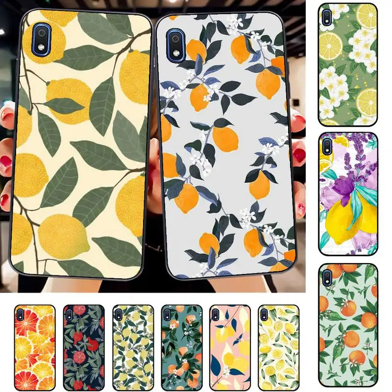 

Fruit lemon Phone Case for Samsung A51 01 50 71 21S 70 31 40 30 10 20 S E 11 91 A7 A8 2018
