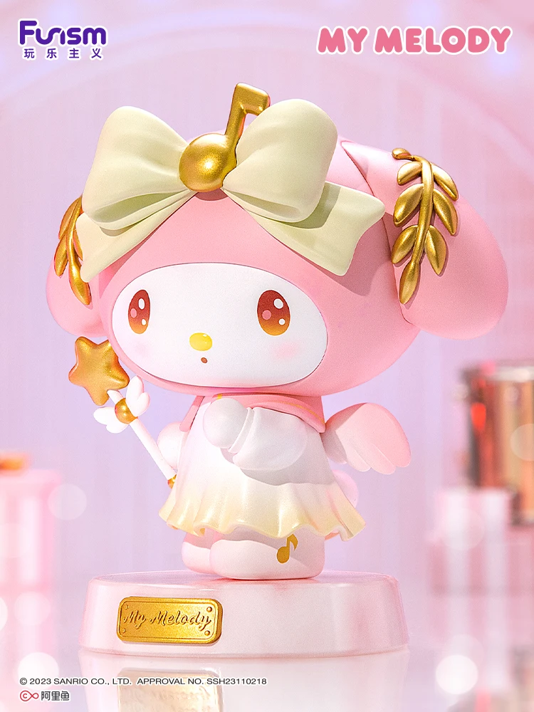 Фото Sanrio мультфильм аниме серия куклы Kuromi моя мелодия фигурка Leshen стиль Украшение модные периферические подарки для детей №5