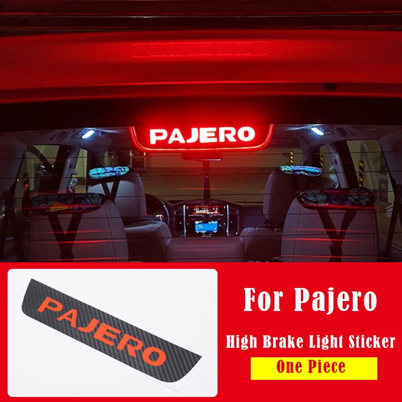 

Для Mitsubishi Montero Pajero V73V77V87V93V97 модифицированная наклейка на высокий стоп-сигнал PAJERO наклейка с буквами