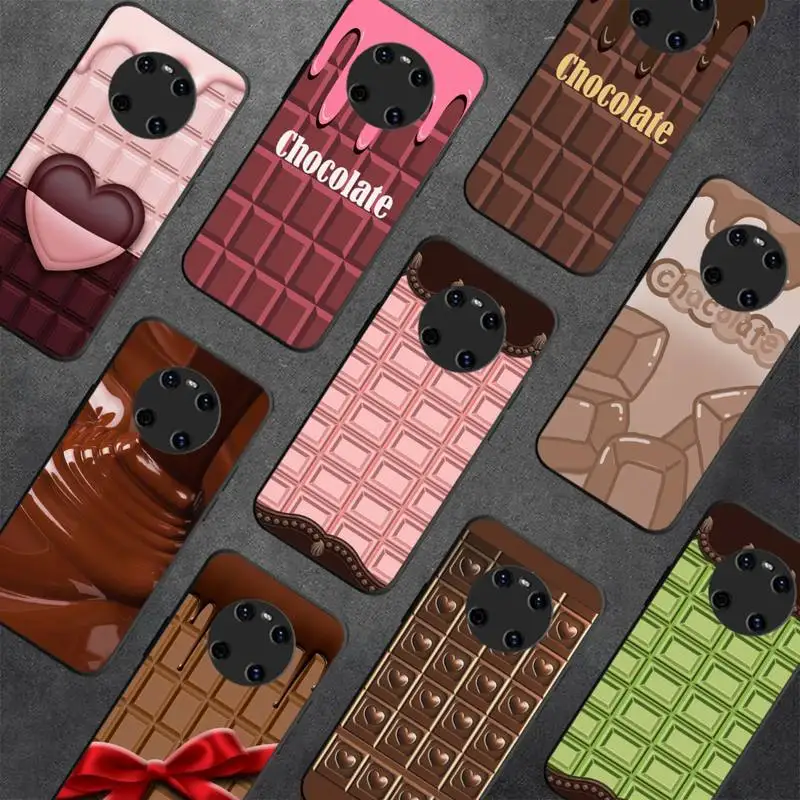 

Chocolate Phone Case for Huawei Y 6 9 7 5 8s prime 2019 2018 enjoy 7 plus